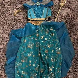 Disney Princess Jasmine Costume, Crown and Wand